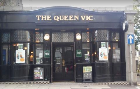 Queen Vic outside