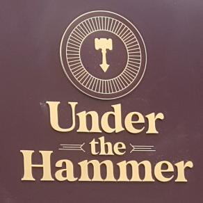 Outside sign for Under The Hammer