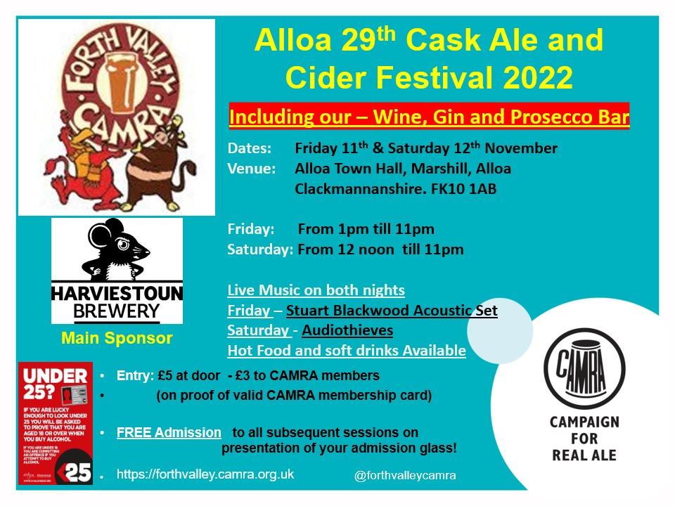 Alloa 29 Beer Festival