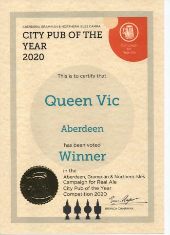2020 City Pub of the Year CPOTY