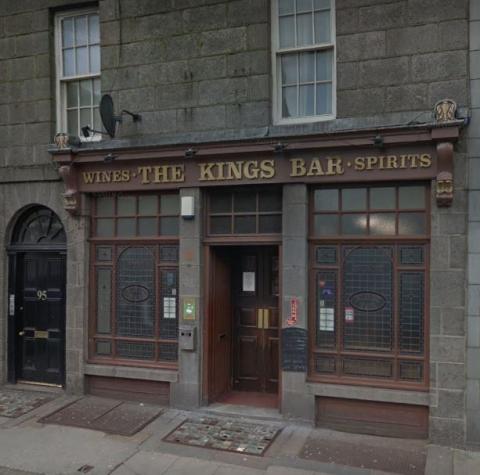 Kings Bar Aberdeen outside